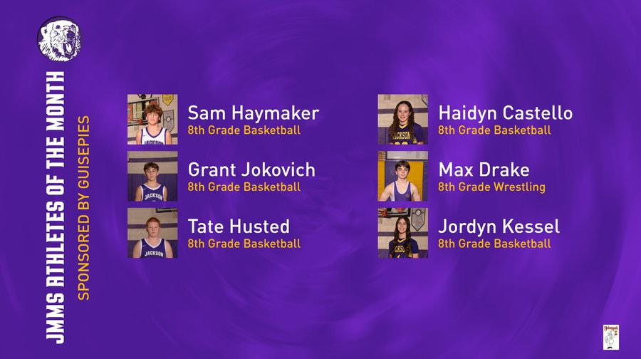 JMMS Athletes Of The Month